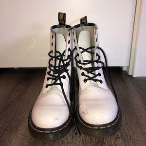Dr. Marten’s White Patent 1460W